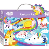 JUNIOR JIGSAW CARRY & PLAY:RAINBOW UNICORNS  image