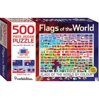 PUZZLEBILITIES 500pc Flags of the World by Colour Jigsaw Puzzle image