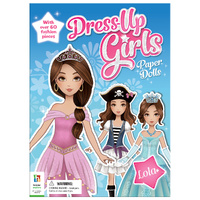 DRESS UP DOLLS ACTIVITY BOOK: BLUE image