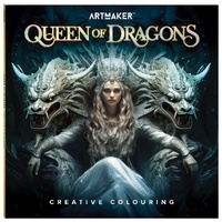 ART MAKER CREATIVE COLOURING: QUEEN OF DRAGONS COLOURING image