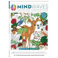 MINDWAVES CALMING COLOURING BEAUTIFUL HARMONY image