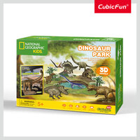 National Geographic glabal license Dino Parkwith 36 pages booklet inside the box image