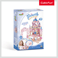 Princess Secret Garden (with 4 sheets of crystal gem stickers, assembled and then decoration.) image