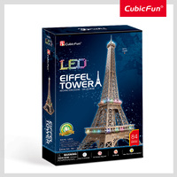 Eiffel Tower (with LED Light inside) Require 2XAA Batteries (not included) image