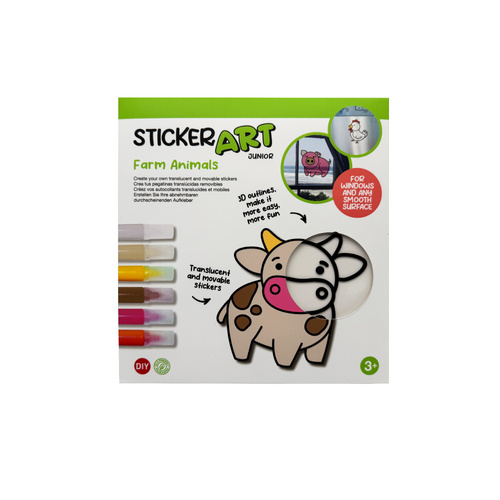 STICKER ART JUNIOR - DELUXE - GENERIC - FARM SERIES