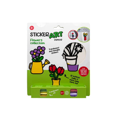 STICKER ART JUNIOR - FLOWERS