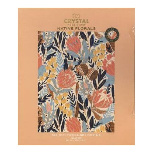 CRYSTAL JIGSAW: NATIVE FLORALS