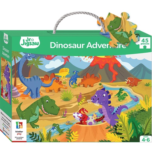 JUNIOR JIGSAW CARRY &amp; PLAY: ROARSOME DINOSAURS
