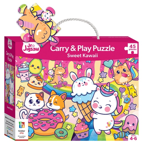 JUNIOR JIGSAW CARRY &amp; PLAY: SWEET KAWAII