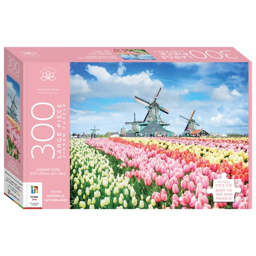ELEVATE 300PCE JIGSAW: WINDMILLS HOLLAND NETHERLANDS