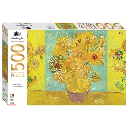 MINDBOGGLERS GOLD 500PC VAN GOGH SUNFLOWERS