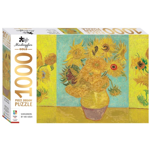 MINDBOGGLERS GOLD 1000PCE VAN GOGH SUNFLOWERS