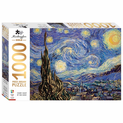 MINDBOGGLERS GOLD 1000PCE: VAN GOGH STARRY NIGHT