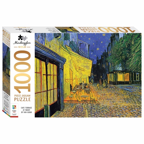 MINDBOGGLERS GOLD 1000PCE: CAFFE TERRACE AT NIGHT, VAN GOGH