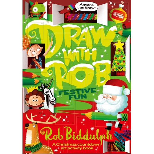 Draw with Rob - A Christmas Countdown Art Activity Book