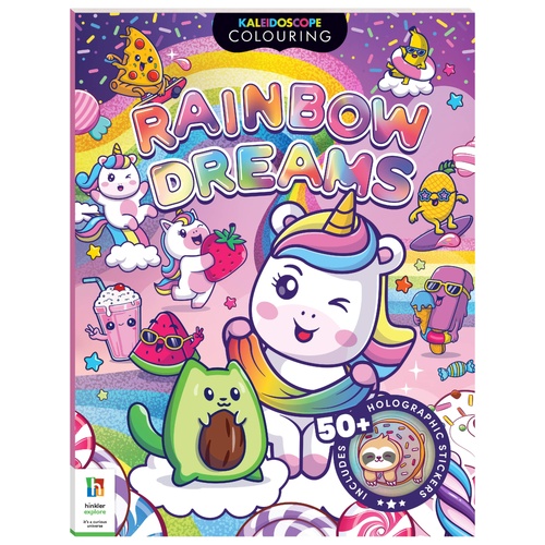 Kaleidoscope Sticker Colouring Rainbow Dreams