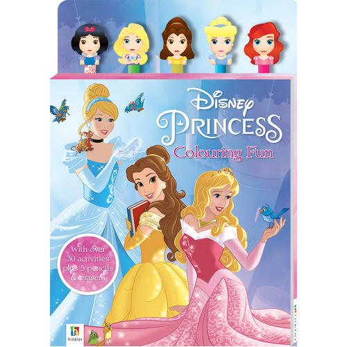 DISNEY PRINCESS COLOURING FUN