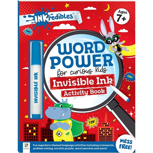 INKREDIBLES: WORD POWER INVISIBLE INK ACTIVITY BOOK WITH PEN