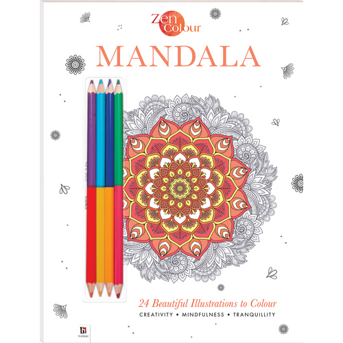 MANDALA COLOURING BOOK WITH PENCILS
