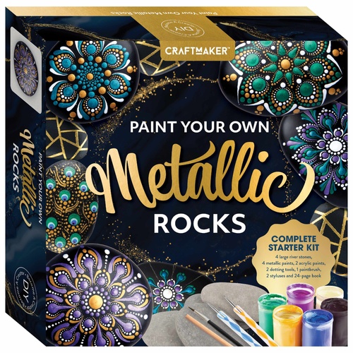 CRAFTMAKER PAINT YOUR OWN METALLIC ROCKS