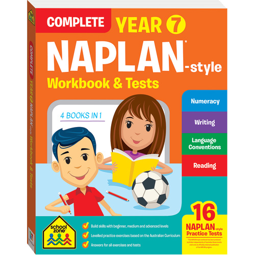 SCHOOL ZONE WORKBOOK YEAR 7 BIND UP