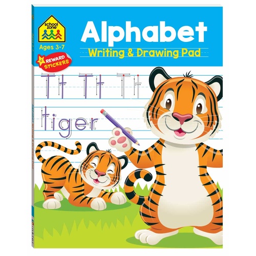 ALPHABET WRITING &amp; DRAWING PAD