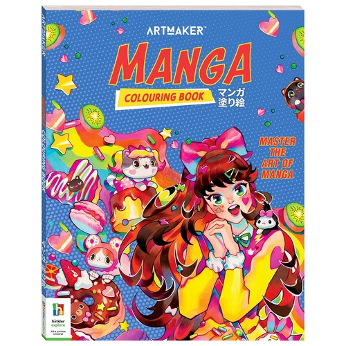 MANGA COLOURING BOOK