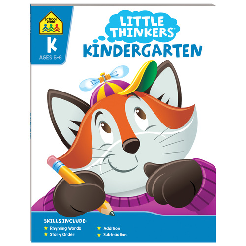 SCHOOL ZONE KINDERGARTEN LITTLE THINKER