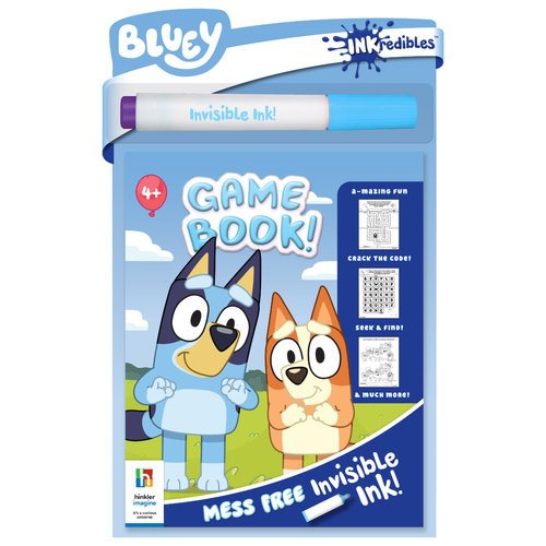 INKREDIBLES INVISIBLE INK: BLUEY GAME BOOK