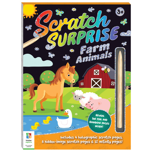 SCRATCH SURPRISE FARM ANIMALS