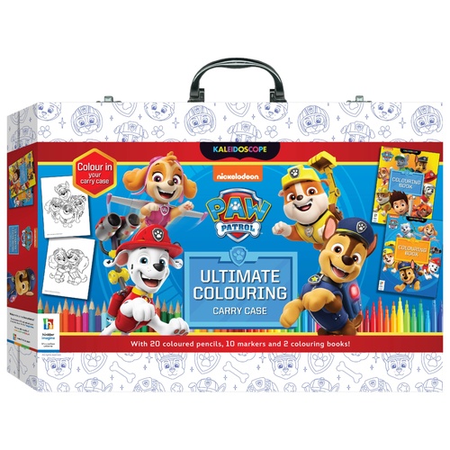 KALEIDOSCOPE PAW PATROL ULTIMATE COLOURING CARRY CASE