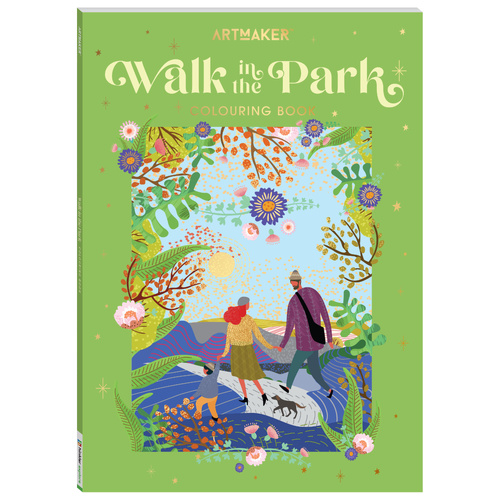 ARTMAKER COLOURING BOOK WALK IN THE PARK