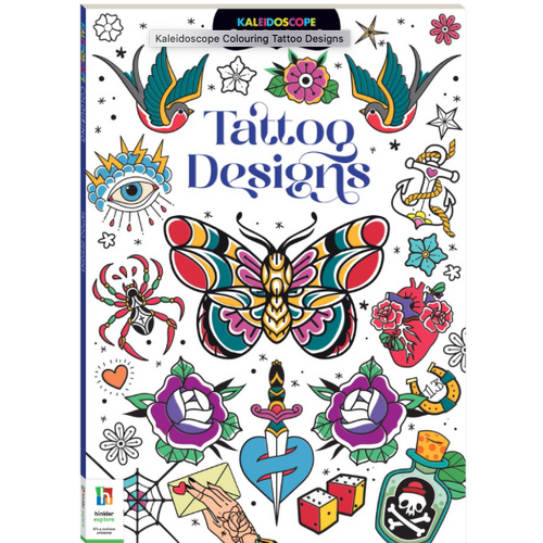 KALEIDOSCOPE COLOURING BOOK: TATTOO DESIGNS
