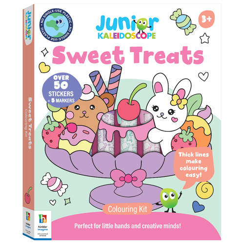 KALEIDOSCOPE  JUNIOR  COLOURING KIT SWEET TREATS