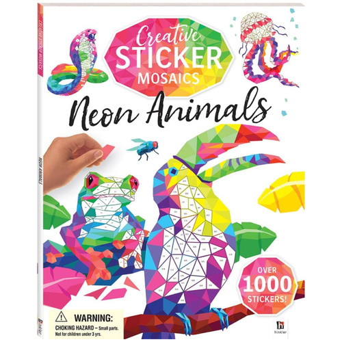 CREATIVE STICKER MOSAICS NEON OCEAN