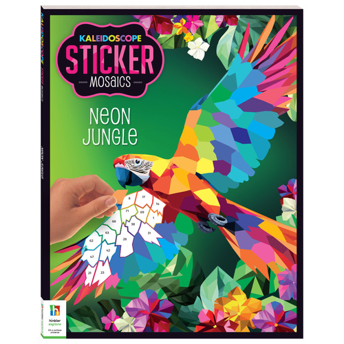 KALEIDOSCOPE STICKER MOSAICS NEON JUNGLE