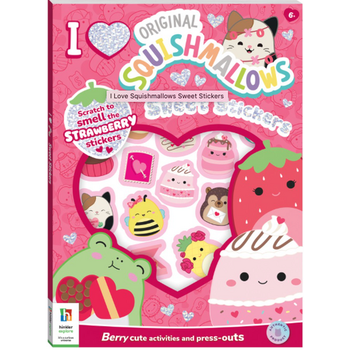 I LOVE SQUISHMALLOWS SWEET STICKERS