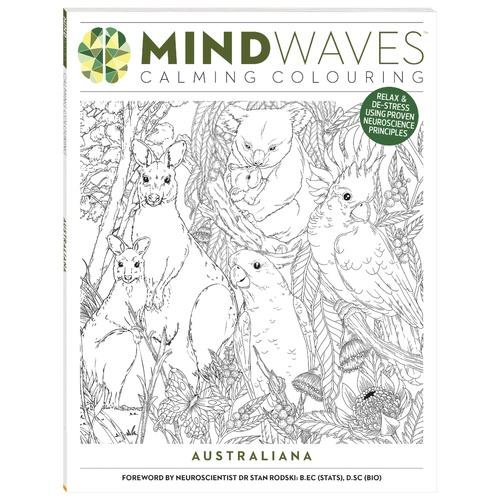 MINDWAVES CALMING COLOURING AUSTRALIANA