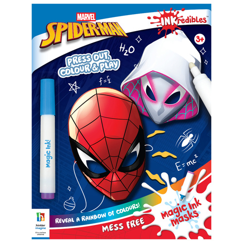 INKREDIBLES MAGIC INK MASKS SPIDERMAN