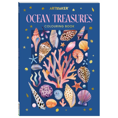 ARTMAKER COLOURING BOOK OCEAN TREASURES