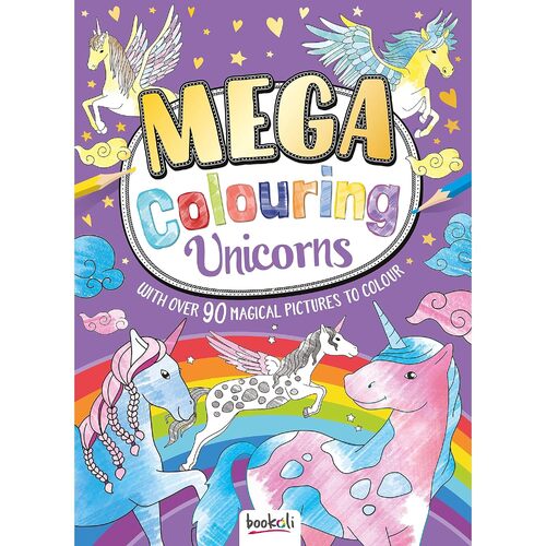 MEGA COLOURING: UNICORNS