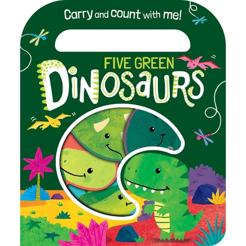 Carry and Count With Me - Five Green Dinosaurs