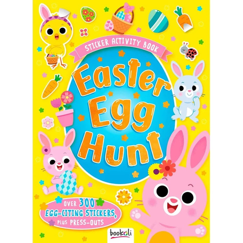 Bookoli - Sticker Activity Book - Easter Egg Hunt - over 300 EGG-CITING STICKERS