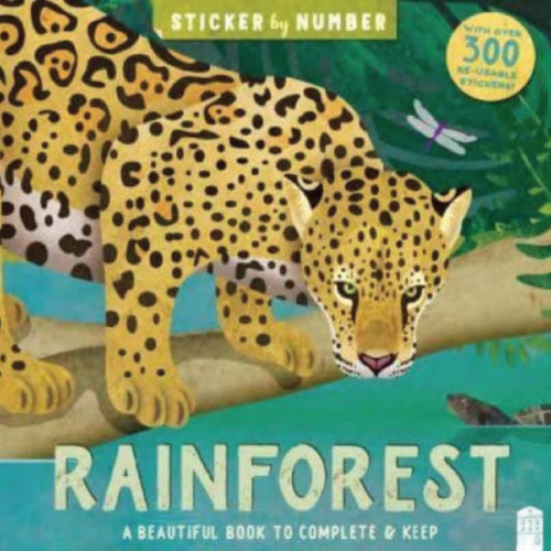 STICKER BY NUMBER RAINFOREST
