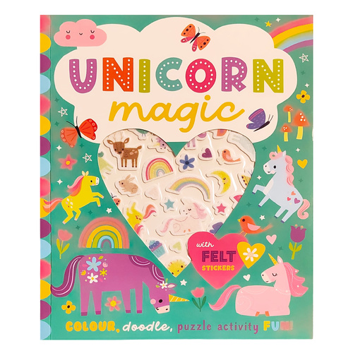 UNICORN MAGIC WITH FELT STICKERS