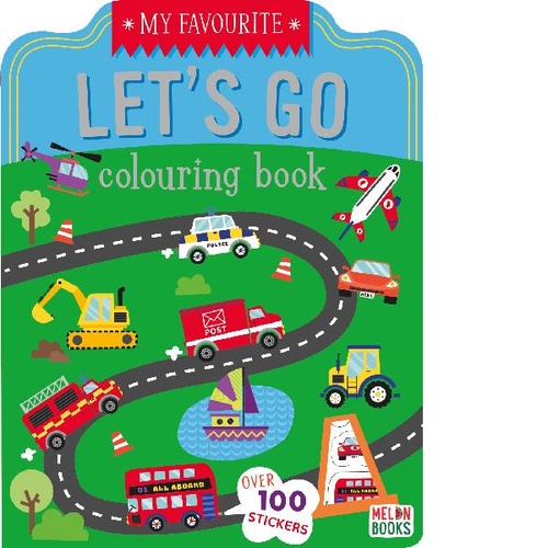 My Favourite Colouring Book: Lets Go!