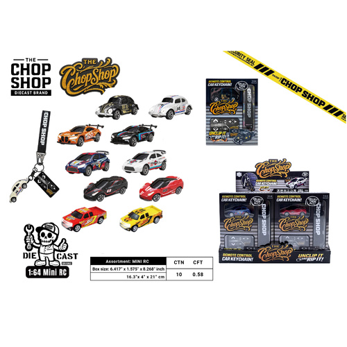 "Chopped" Mini RC - With Keychain