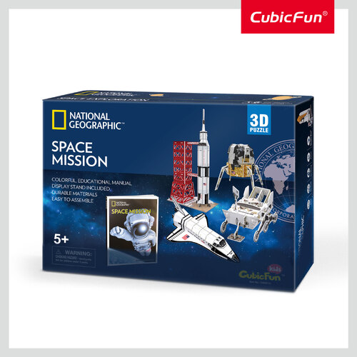 National Geographic glabal license Space Missionwith 32 pages booklet inside the box