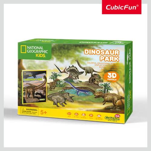 National Geographic glabal license Dino Parkwith 36 pages booklet inside the box