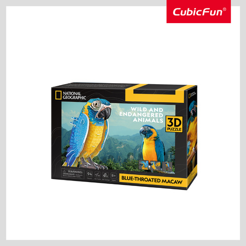 National Geographic global license - Blue-Throated Macaws